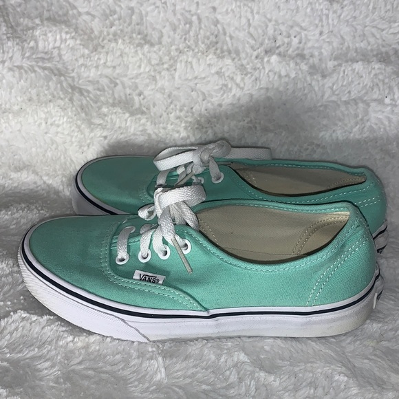 Vans women Teal Canvas Sneakers - Picture 5 of 8